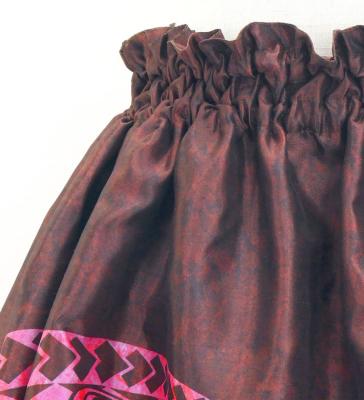 Hula Kids Shantung Pa'u Skirt with Musical instrument & Kahiko Print / Luxury Collection / Jp135br