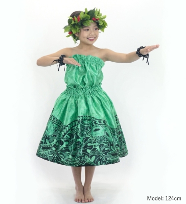 Hula Keiki Set-Up with Musical instrument & Kahiko Print / Luxury Collection / Jp136lgr