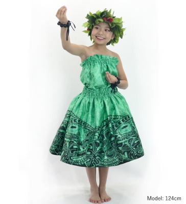 Hula Keiki Set-Up with Musical instrument & Kahiko Print / Luxury Collection / Jp136lgr