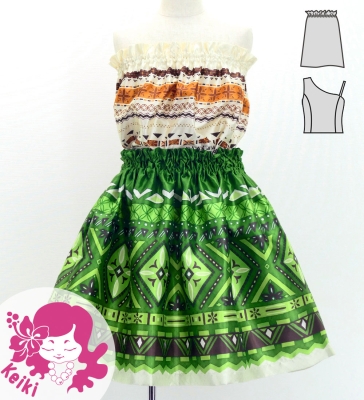 Hula Keiki Set-Up with Moana Kahiko Print / Luxury Collection / Jp140-4