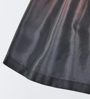 Hula Kids Shantung Pa'u Skirt with Beige & Brown  / Luxury Collection / Jp143bebr
