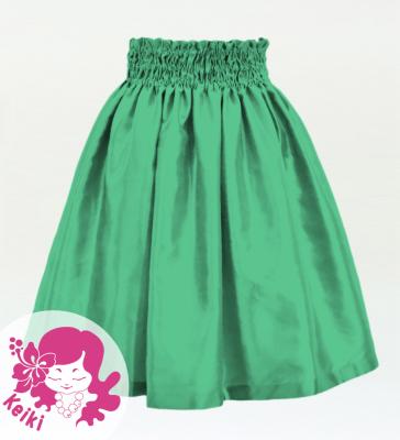 Hula Kids Solid Shantung Pa'u Skirt / Luxury Collection / Aqua / Jp154aq