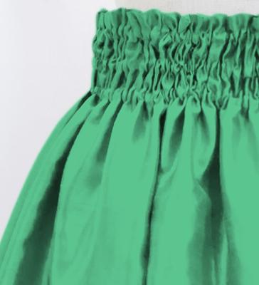 Hula Kids Solid Shantung Pa'u Skirt / Luxury Collection / Aqua / Jp154aq