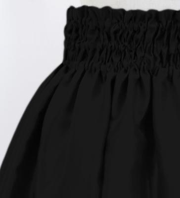 Hula Kids Solid Shantung Pa'u Skirt / Luxury Collection / Black / Jp154bk