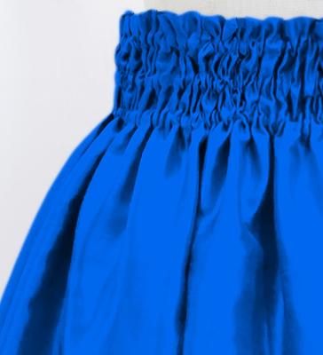 Hula Kids Solid Shantung Pa'u Skirt / Luxury Collection / Blue / Jp154bl