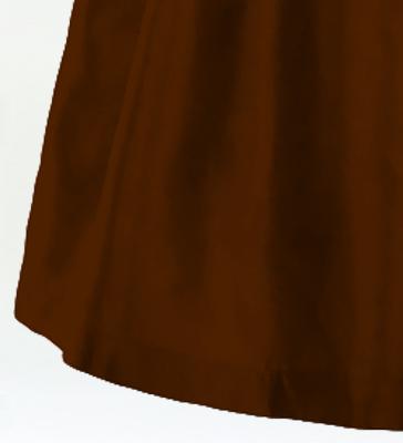 Hula Kids Solid Shantung Pa'u Skirt / Luxury Collection / Brown / Jp154br