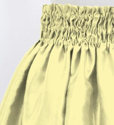 Hula Kids Solid Shantung Pa'u Skirt / Luxury Collection / Cream / Jp154cr