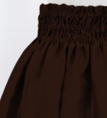 Hula Kids Solid Shantung Pa'u Skirt / Luxury Collection / Dark Brown / Jp154dbr