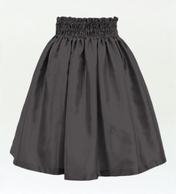 Hula Kids Solid Shantung Pa'u Skirt / Luxury Collection / Gray / Jp154gy