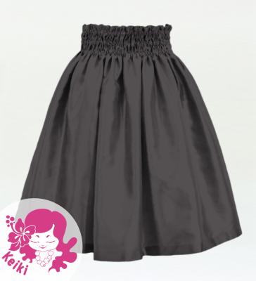 Hula Kids Solid Shantung Pa'u Skirt / Luxury Collection / Gray / Jp154gy