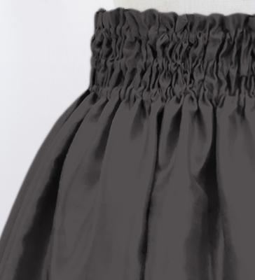 Hula Kids Solid Shantung Pa'u Skirt / Luxury Collection / Gray / Jp154gy