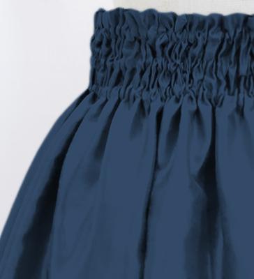 Hula Kids Solid Shantung Pa'u Skirt / Luxury Collection / Gray Blue / Jp154gybl