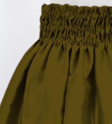 Hula Kids Solid Shantung Pa'u Skirt / Luxury Collection / Khaki / Jp154ka