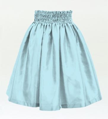 Hula Kids Solid Shantung Pa'u Skirt / Luxury Collection / Light Blue / Jp154lbl