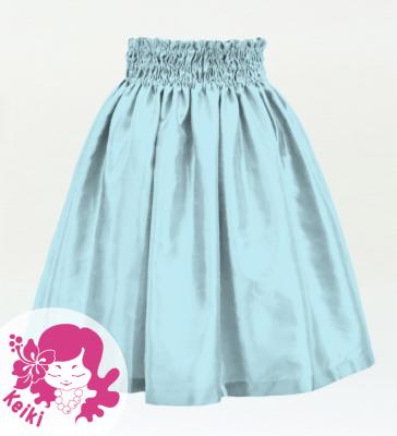 Hula Kids Solid Shantung Pa'u Skirt / Luxury Collection / Light Blue / Jp154lbl