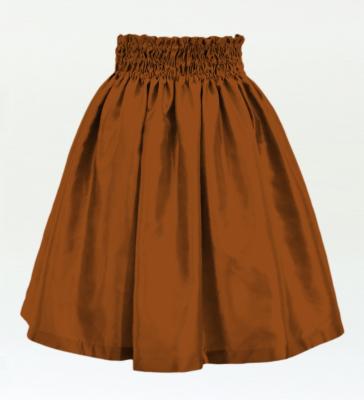 Hula Kids Solid Shantung Pa'u Skirt / Luxury Collection / Light Brown / Jp154lbr
