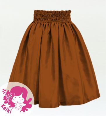 Hula Kids Solid Shantung Pa'u Skirt / Luxury Collection / Light Brown / Jp154lbr