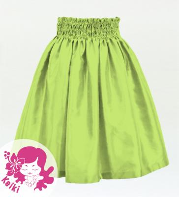 Hula Kids Solid Shantung Pa'u Skirt / Luxury Collection / Light Green / Jp154lgr