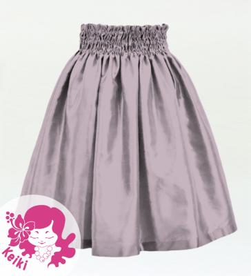 Hula Kids Solid Shantung Pa'u Skirt / Luxury Collection / Light Gray / Jp154lgy