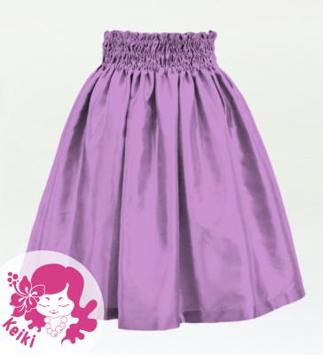 Hula Kids Solid Shantung Pa'u Skirt / Luxury Collection / Lilac / Jp154li