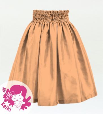 Hula Kids Solid Shantung Pa'u Skirt / Luxury Collection / Light Peach / Jp154lpe