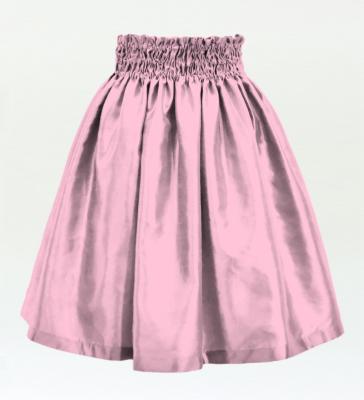 Hula Kids Solid Shantung Pa'u Skirt / Luxury Collection / Light Pink / Jp154lpi