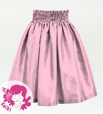 Hula Kids Solid Shantung Pa'u Skirt / Luxury Collection / Light Pink / Jp154lpi