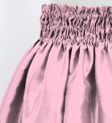 Hula Kids Solid Shantung Pa'u Skirt / Luxury Collection / Light Pink / Jp154lpi