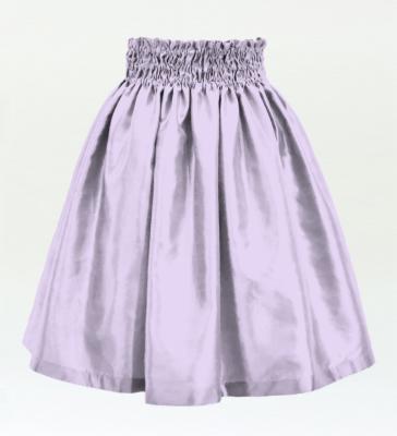 Hula Kids Solid Shantung Pa'u Skirt / Luxury Collection / Lavender / Jp154lv
