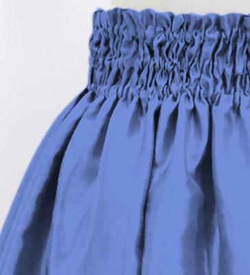 Hula Kids Solid Shantung Pa'u Skirt / Luxury Collection / Marine Blue / Jp154mbl