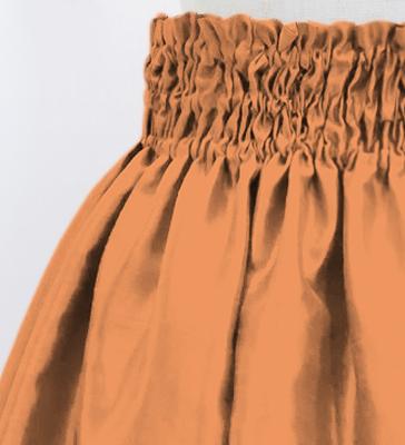 Hula Kids Solid Shantung Pa'u Skirt / Luxury Collection / Peach / Jp154pe