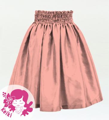 Hula Kids Solid Shantung Pa'u Skirt / Luxury Collection / Pink Beige / Jp154pibe
