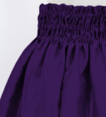 Hula Kids Solid Shantung Pa'u Skirt / Luxury Collection / Purple / Jp154pu