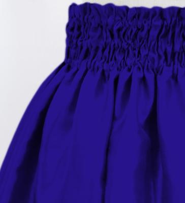 Hula Kids Solid Shantung Pa'u Skirt / Luxury Collection / Royal Blue / Jp154rbl