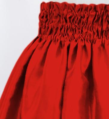 Hula Kids Solid Shantung Pa'u Skirt / Luxury Collection / Red /Jp154rd