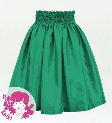 Hula Kids Solid Shantung Pa'u Skirt / Luxury Collection / Turquoise Blue / Jp154tbl