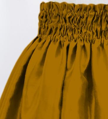 Hula Kids Solid Shantung Pa'u Skirt / Luxury Collection / Yellow Brown / Jp154yebr
