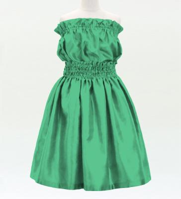 Hula Keiki Solid Shantung Set-Up / Luxury Collection / Aqua / Jp155aq