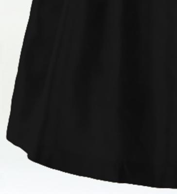 Hula Keiki Solid Shantung Set-Up / Luxury Collection / Black / Jp155bk