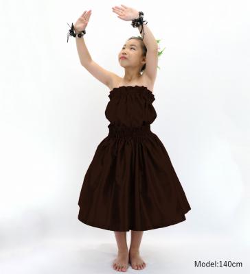 Hula Keiki Solid Shantung Set-Up / Luxury Collection / Dark Brown / Jp155dbr