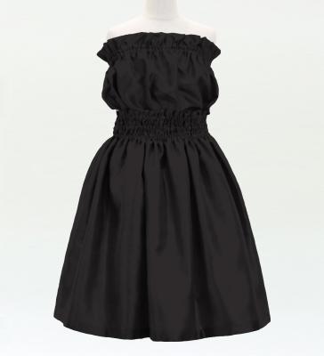 Hula Keiki Solid Shantung Set-Up / Luxury Collection / Dark Gray / Jp155dgy
