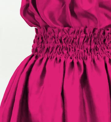 Hula Keiki Solid Shantung Set-Up / Luxury Collection / Dark Pink / Jp155dpi