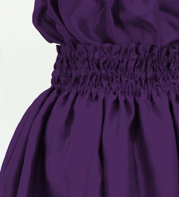 Hula Keiki Solid Shantung Set-Up / Luxury Collection / Dark Purple / Jp155dpu