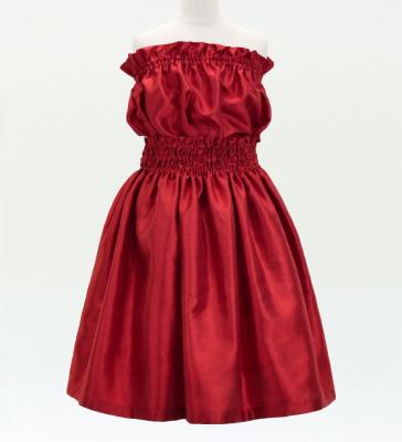 Hula Keiki Solid Shantung Set-Up / Luxury Collection / Dark Red 2 / Jp155drd2