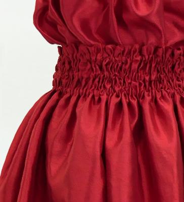 Hula Keiki Solid Shantung Set-Up / Luxury Collection / Dark Red 2 / Jp155drd2