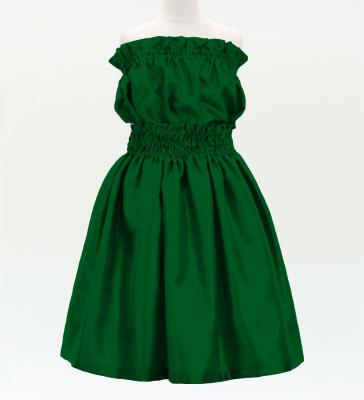 Hula Keiki Solid Shantung Set-Up / Luxury Collection / Green / Jp155gr