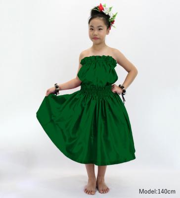 Hula Keiki Solid Shantung Set-Up / Luxury Collection / Green / Jp155gr