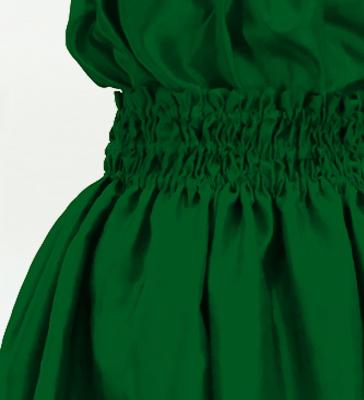 Hula Keiki Solid Shantung Set-Up / Luxury Collection / Green / Jp155gr
