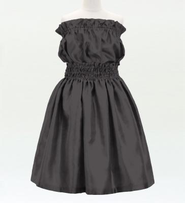 Hula Keiki Solid Shantung Set-Up / Luxury Collection / Gray / Jp155gy