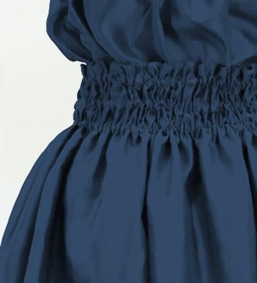 Hula Keiki Solid Shantung Set-Up / Luxury Collection / Gray Blue / Jp155gybl